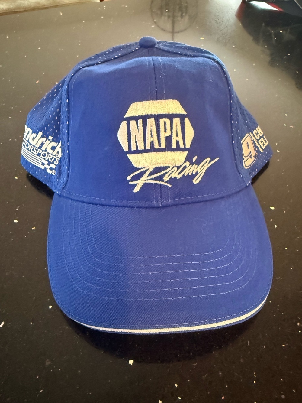 Hendrick Motorsports NAPA Racing Blue Mesh Logo Hat